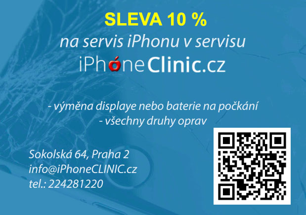 Sleva na servis iPhone, iPad a MacBook 10 %